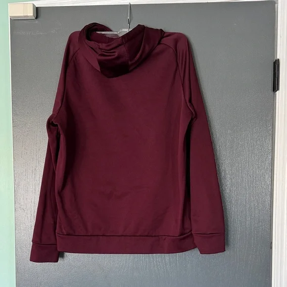 Under Armour Burgundy Pullover with Black Logo - Picture 3 of 3